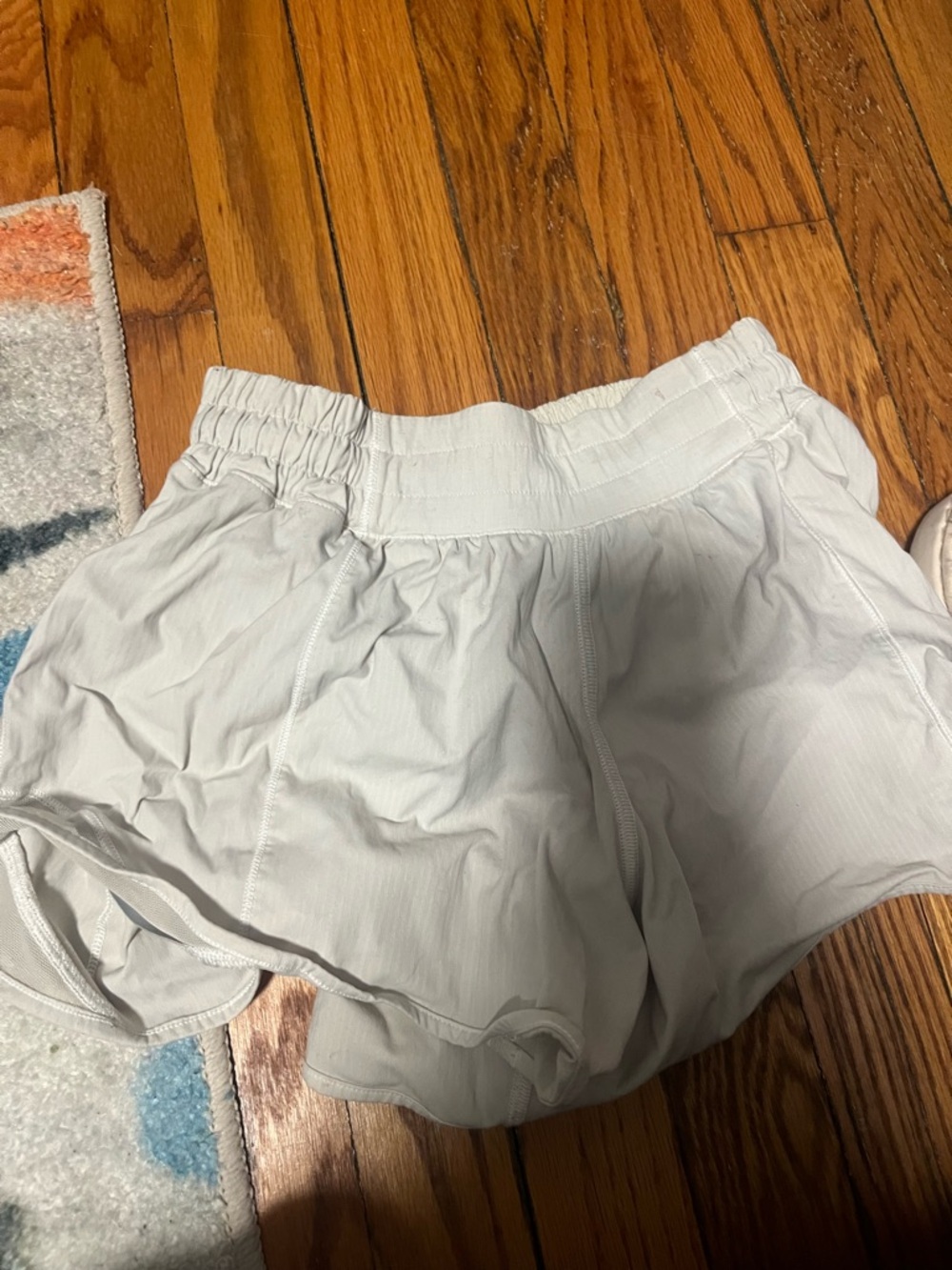 lululemon athletica Light Gray Athletic Shorts